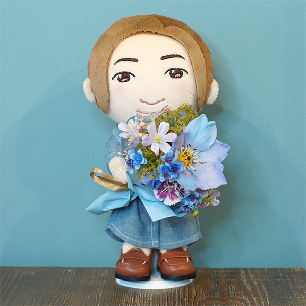 ミニブーケ ブルーカラー【niwairo flower designコラボ】