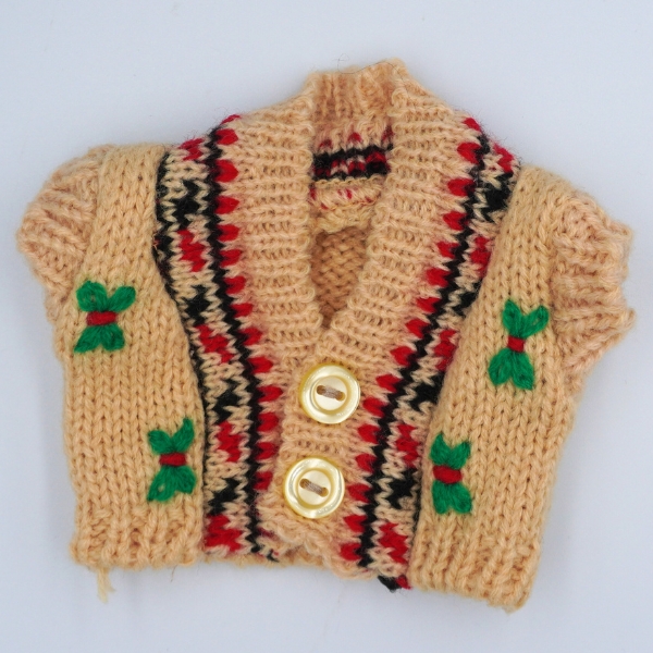 ノルディック柄ニットベスト